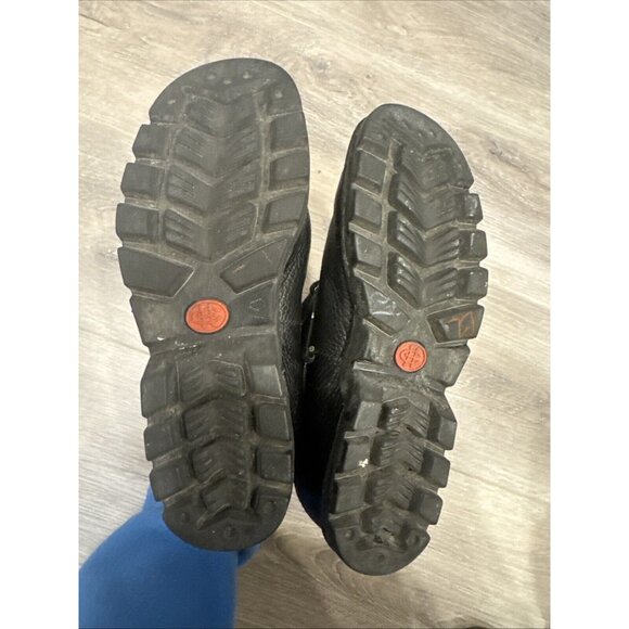 Vintage Cole Haan Country Womens Boots Black Leather  Round Toe Lace Up Size 5 - Picture 8 of 8